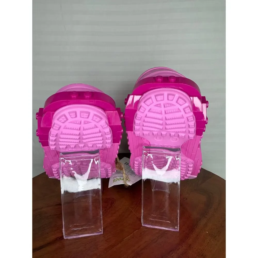NWT Crocs x LEGO Classic Clog Kids C11 Taffy Pink w/ Box